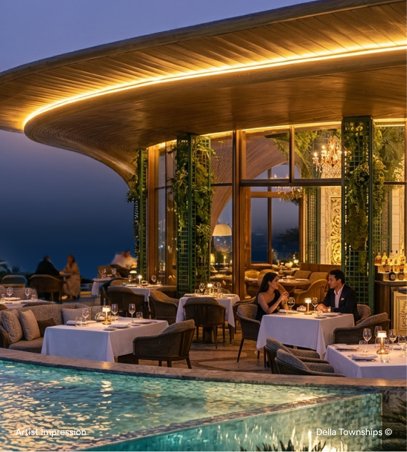 Fine dining at Della Community Polo Lifestyle | Della Racecourse, Raipur