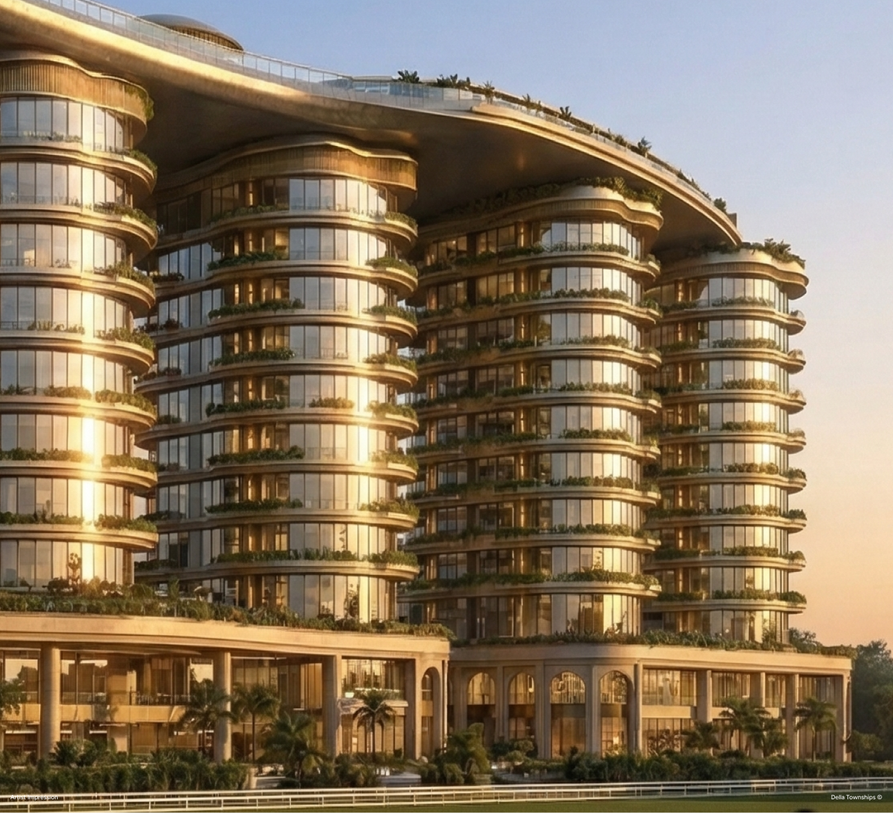 Della Branded Residences & Sky Villas interior showcase, photo 1 | Della Racecourse, Raipur