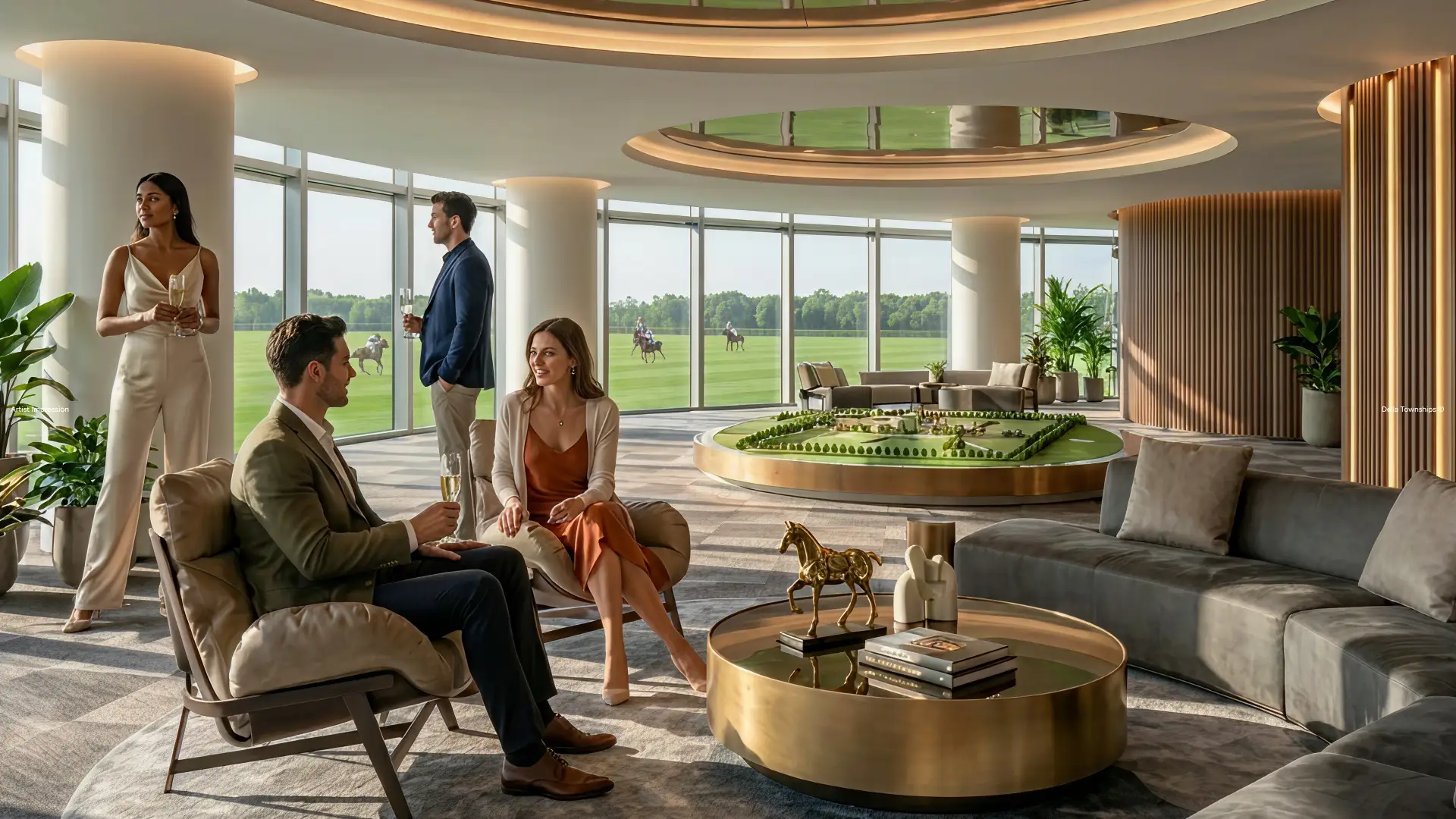 Della International Polo Club business lounge | Della Racecourse, Raipur